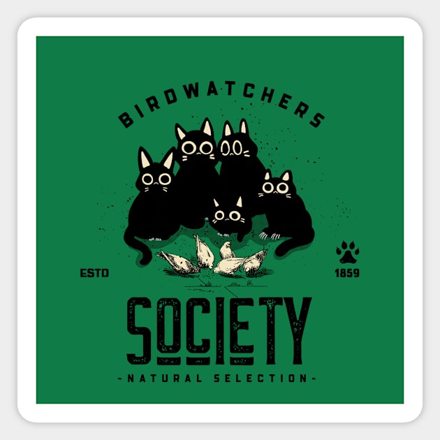 Cat Birdwatching Sticker by Ionfox